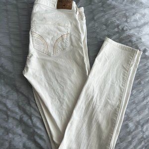 Hollister White Skinny Jeans